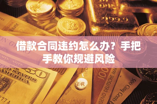 济南借款合同违约怎么办？手把手教你规避风险