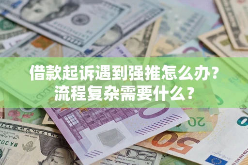 济南借款起诉遇到强推怎么办？流程复杂需要什么？