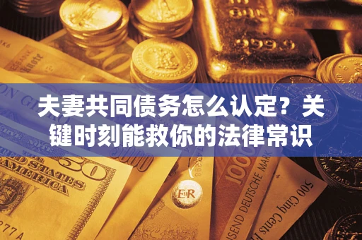 济南夫妻共同债务怎么认定？关键时刻能救你的法律常识